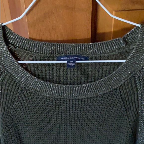 Olive American Eagle Sweater - Picture 5 of 8